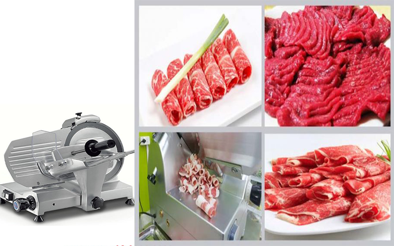 Nguyên lý hoạt động của máy thái thịt sống nhà hàng